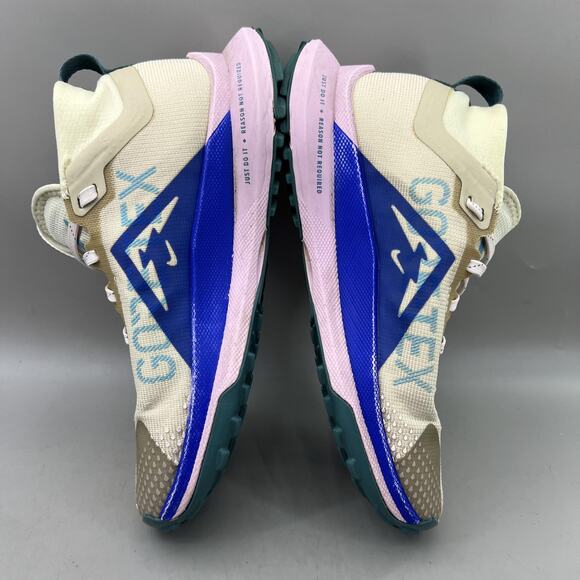 Nike Pegasus Trail 4 GORE-TEX GTX Shoes Women Size 6 Beige Pink Running Sneakers - Picture 6 of 9